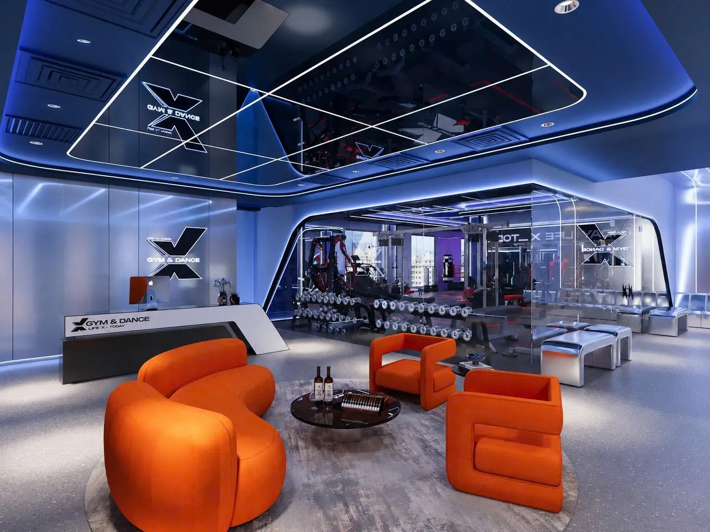 Quầy tiếp tân Lounge